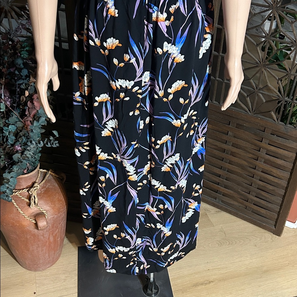 ANA SLEEVELESS TROPICAL MAXI DRESS XL - Picture 9 of 15